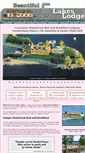 Mobile Screenshot of 5lakeslodge.com